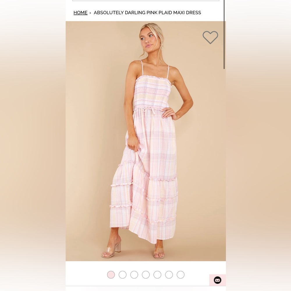 Red Dress Boutique Plaid Maxi Dress